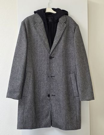 Herren Mantel bpc selection grau Grösse 52 Neu