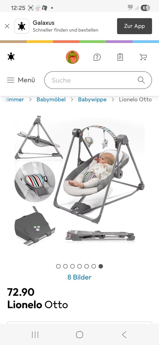 Sdraiette & Sdraiette a dondolo: Babywippe Lionelo – Usato da Haslen GL venduto da Sandra40 8