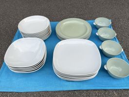 Teller Set, IKEA, Langenthal & Wedgwood Porzellan