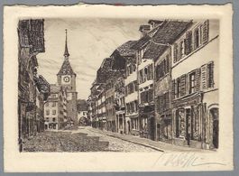 1935, HAND SIGN. RADIERUNG AARAU, PJ 0 AARAU