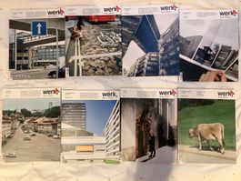 8 Fachzeitschriften, werk, bauen + wohnen