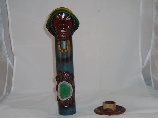 Candele: grosse Räucherstäbchenhalter rasta – Nuovo (secondo la descrizione) da Minusio venduto da Chinatech 1