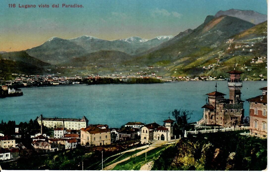 Ansichtskarten: Lugano – Gebraucht aus Hochdorf von Ziegel-16