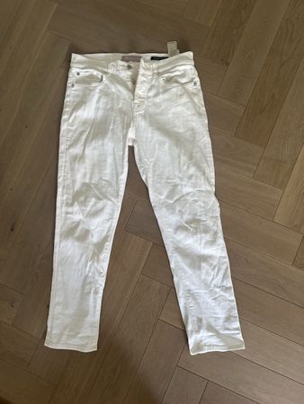 7 For All Mankind Jeans Weiss Grösse 25 Italienischer Stoff