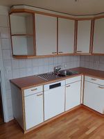 Einbauküche mit Holzabdeckung