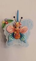 Süesse Schmetterling Holz Deko Frühling Sommer Top Zustand!