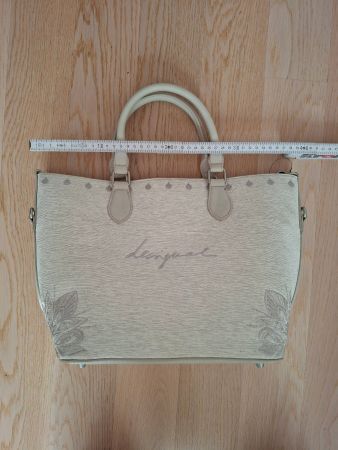Desigual Handtasche Weiss mit Innentasche (neu)