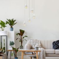 HÄNGELAMPE VALENCIA WEISS 5X40W E14