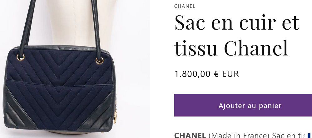 Chanel Borse da donna: Tasche Chanel sac Vintage – Usato da Collonges venduto da Auganien 9