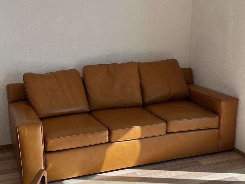 Divani: Vintage 3-Seater Leather Sofa – Usato da Zürich venduto da alb_qdg9 2