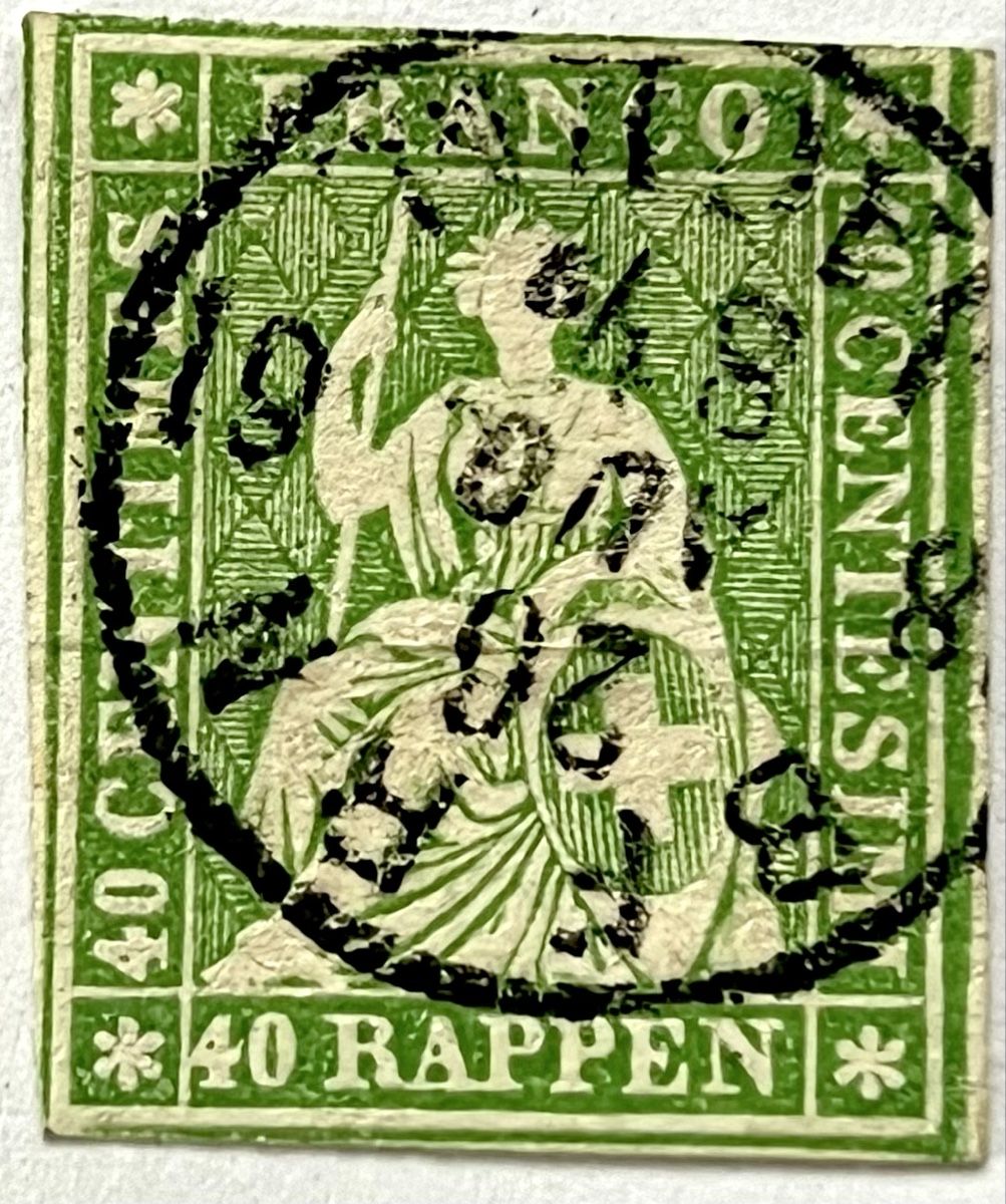 Tutti i francobolli: Strubel 26G top Stück – Usato da Basel venduto da G.SALE.2