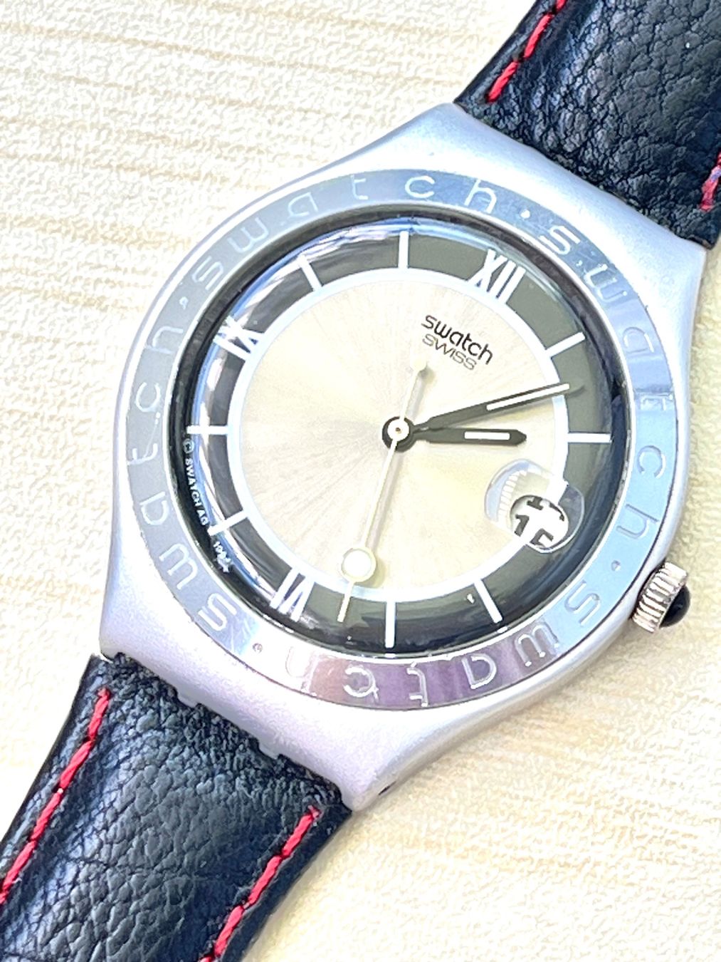 Swatch Orologi: Swatch Uhr, Sommer-Look! – Usato da Grenchen venduto da chththl