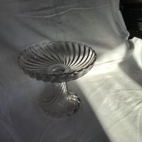 Antike Glas Fussschale
