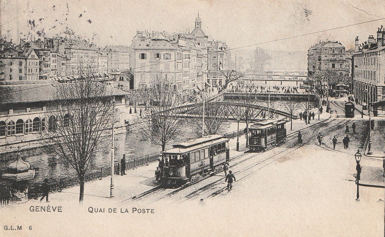 Cartoline postali: AK - Genève - gel. 28.5.1906 – Usato da Fribourg venduto da schnalla92