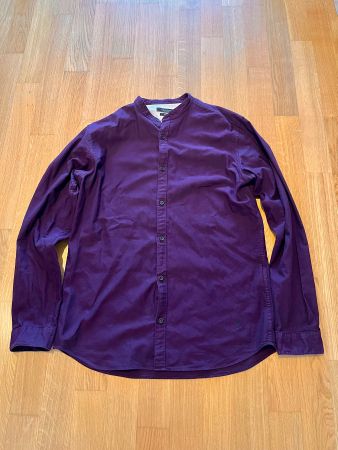 Hemd Burgunderrot Jack & Jones Slimfit Grösse 42 (L)