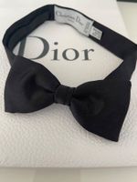 Christian Dior Paris Fliege 100% Seide Black Made in France