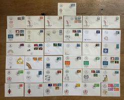 Schweiz - 37x FDC Ämter ab 1960 einwandfreie Erhaltung schön