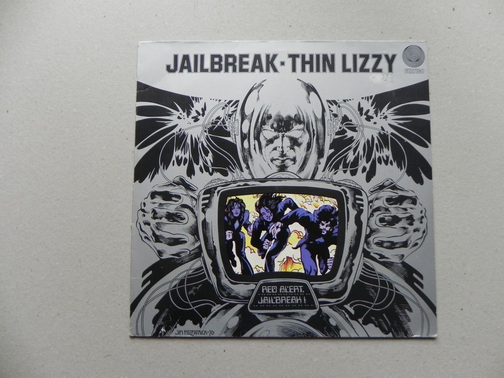 LP Irische Hardrock Band Thin Lizzy 1976 Jailbreak | Kaufen Auf Ricardo