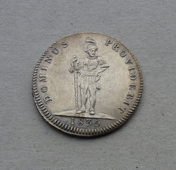 Tutti le monete: Bern ++ 1/2 Taler 1835 – Usato da Walkringen venduto da Casablanca777 1