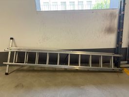 Leiter Aluminium 2-teilig ausziehbar gebraucht