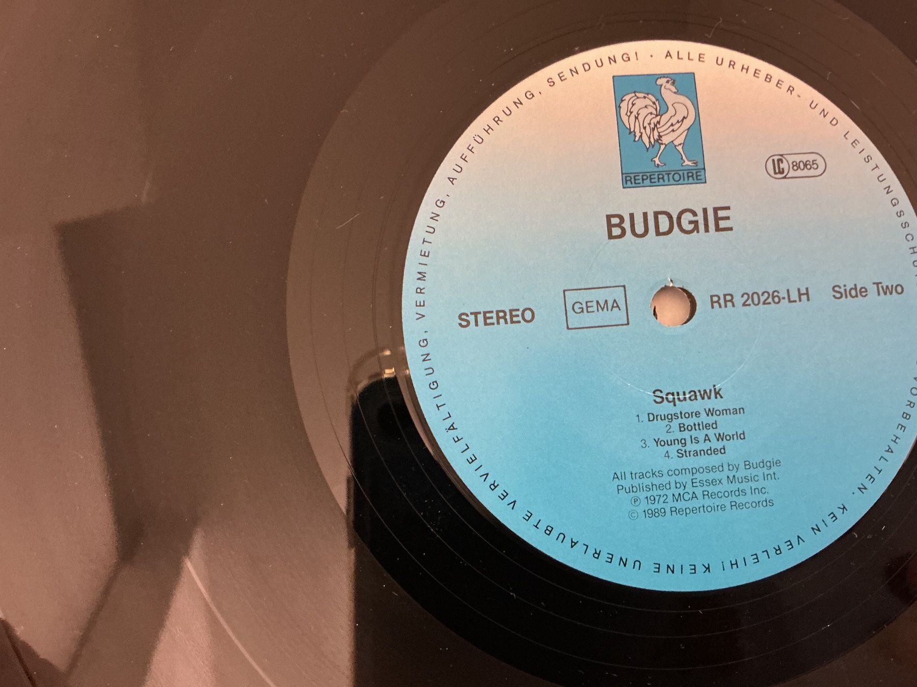 Dischi in vinile: BUDGIE LP - SQUAWK – Usato da Winterthur venduto da Tumko-Vinyl 2