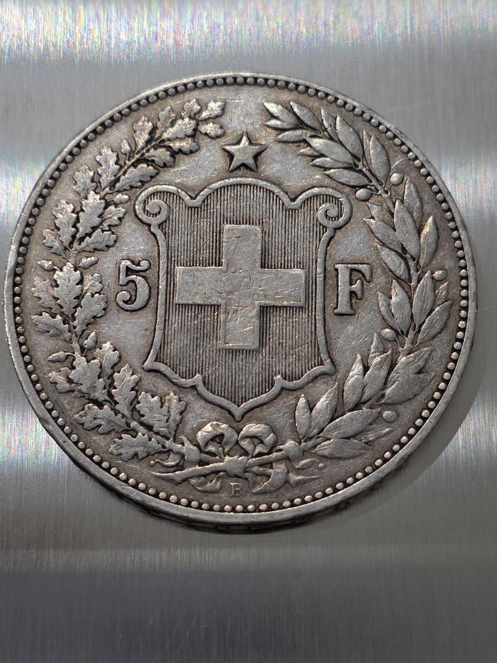 Toutes les monnaies: 5 Fr. Jahrgang 1895 – D'occasion à Scherzingen par Benjanil 1
