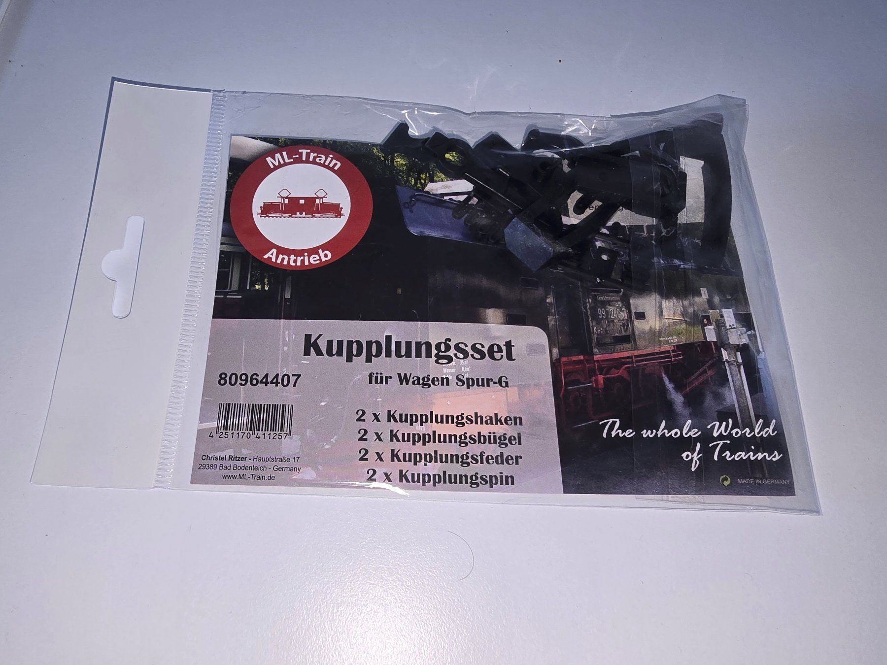 LGB Modelleisenbahnen: Kupplungsset Wagen Spur-G – Neu und originalverpackt aus Savièse von Laguinee 2