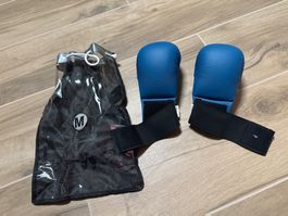 Karate Wettkampfhandschutz Kids blau M