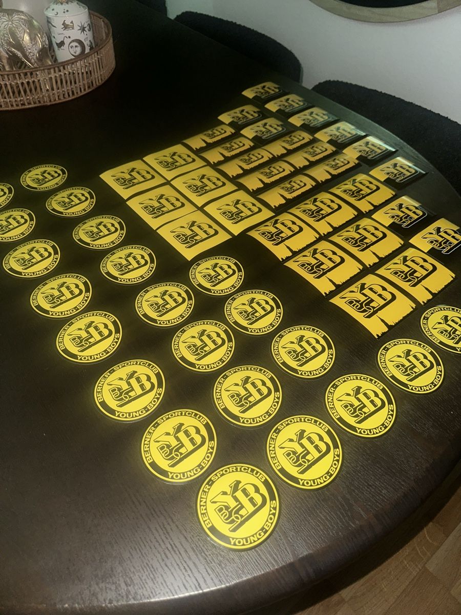 Aufkleber: BSC YB Fan Sticker Set  – Neu (gemäss Beschreibung) aus Bern von  2