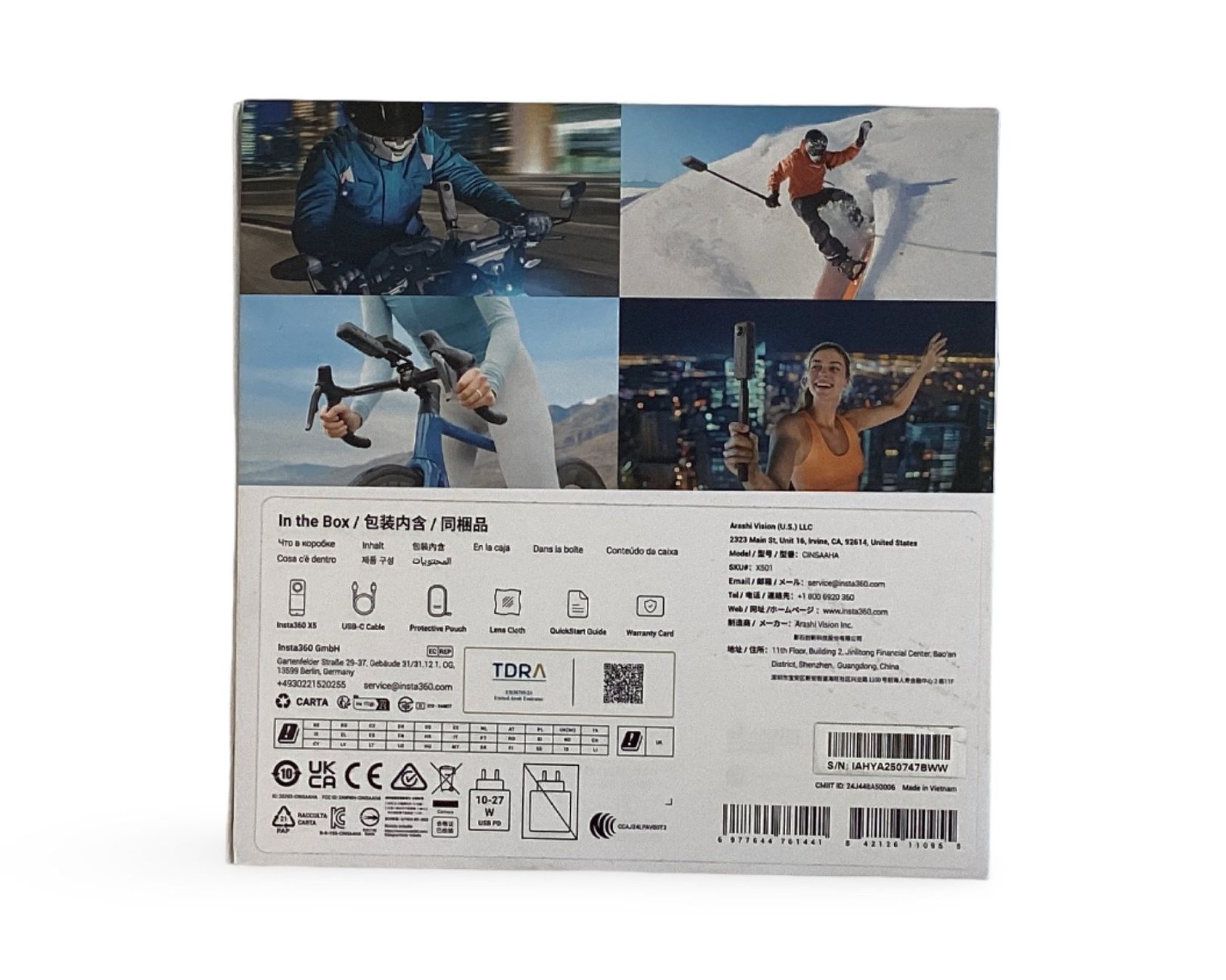 Insta360 Action Cam: INSTA360 X5 8K 360 ActionCam – Nuovo (secondo la descrizione) da Zürich venduto da Restwert_Zuerich 6