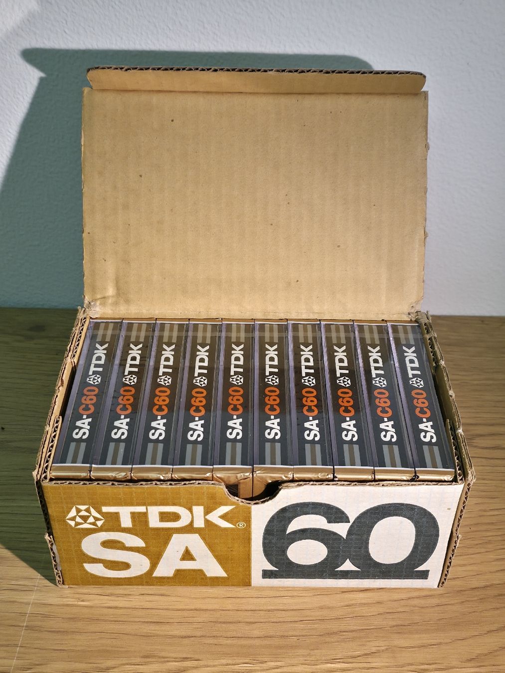 Cassettes audio: 10 x TDK SA-C60 - in Originalkarton - NOS – Neuf (Voir description) à Dietlikon par litisop