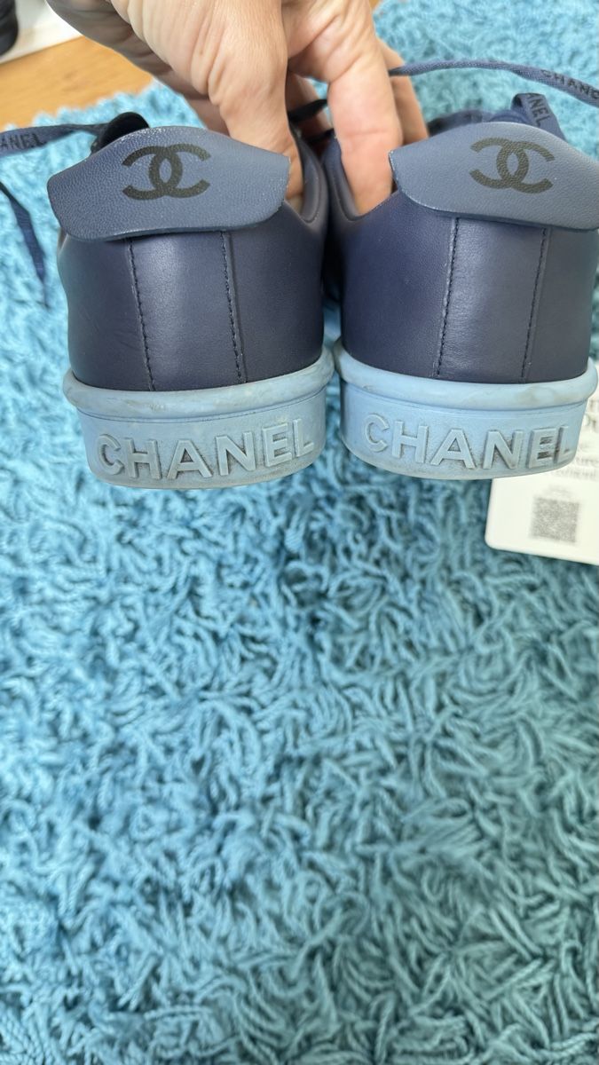 Chanel Scarpe da donna: Chanel Navy Leather – Usato da Kloten venduto da liu_65tx 6