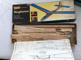 ORIGINAL MODELLBAU PLAN ALTEM GRAUPNER FLUGZEUG KOPIE 1974
