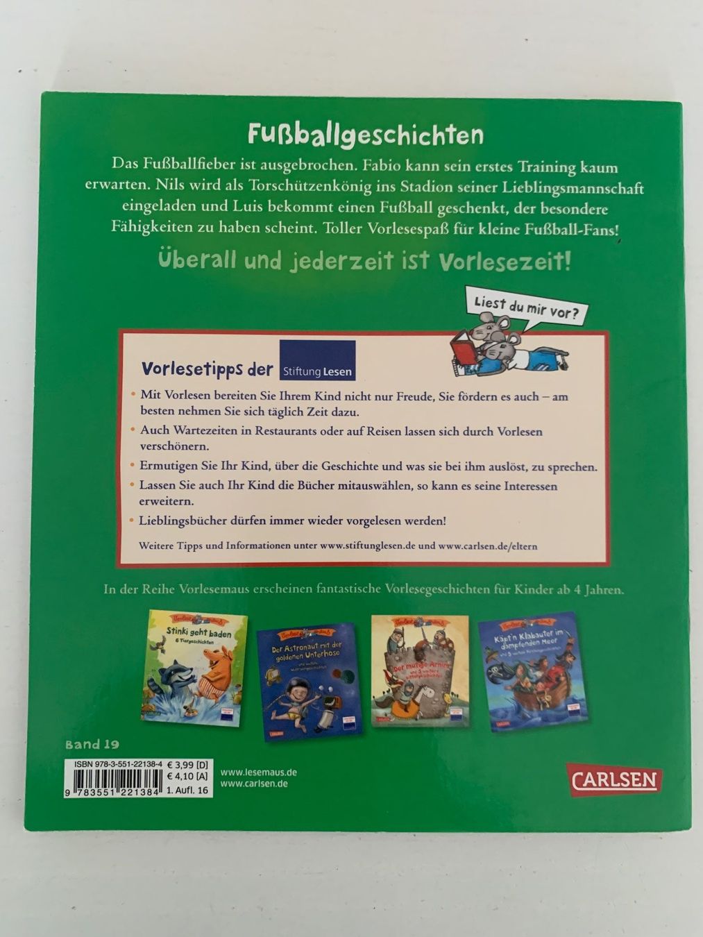 Libri: 6 Fussballgeschichten "Schnapp dir den Ball!" – Usato da Bonstetten venduto da cerberusdvd 1