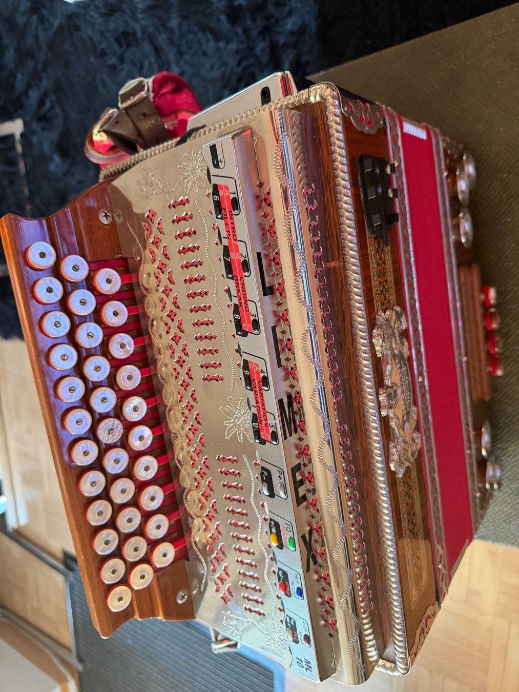 Musikinstrumente: Steirische Harmonika  Diatonisch B E s club mit Koffer – Gebraucht aus Eglisau von CEBELAS 3