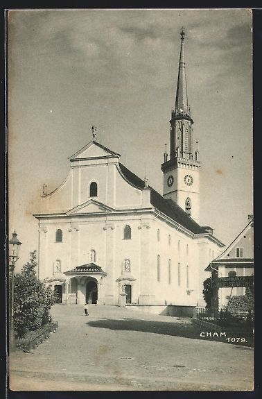 Cartoline postali: AK Cham, Kirche, 1916 – Usato da Berlin venduto da bartko-reher