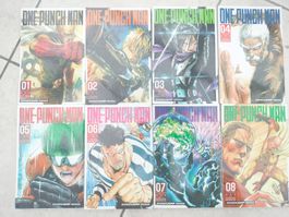 One Punch Man Manga 1-8 Englisch