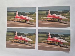 4 Fotos Flugzeuge Patrouille Suisse F-5 Tiger II 🇨🇭