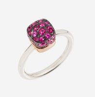 Neuer Pomellato Nudo Ring Petit mit Rubin - Gr. 54