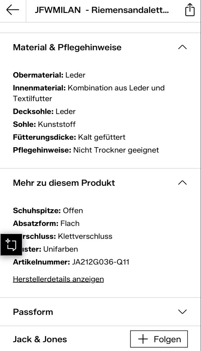 Jack & Jones Scarpe da uomo: Leder-Riemensandalen schwarz Gr. 43 – Nuovo (secondo la descrizione) da Zürich venduto da rotschwarzkaeppchen 5