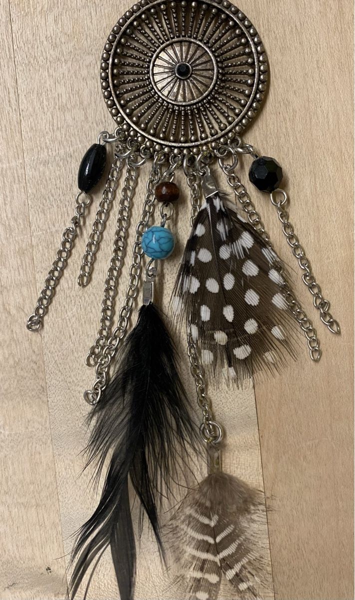 Catenine: Boho Kette mit Federn, Lederband – Nuovo (secondo la descrizione) da Lyss venduto da Sibella56 1