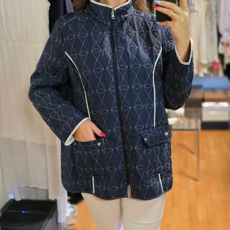 ✨ Steppjacke in Dunkelblau – elegant & modern Gr. 46