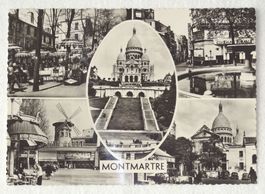 Montmartre 1957, Postkarte