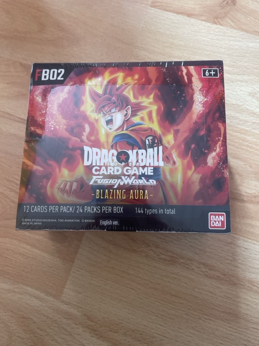 Bandai Carte collezionabili: FB 02 Dragon Ball Blazing Aura Display Booster Box – Nuovo e nell'imballaggio originale da Bazenheid venduto da Toulouse12