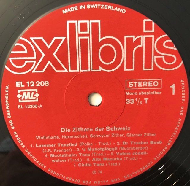 Dischi in vinile: Die Zithern der Schweiz (LP) – Usato da Grüningen venduto da azulmarron 2