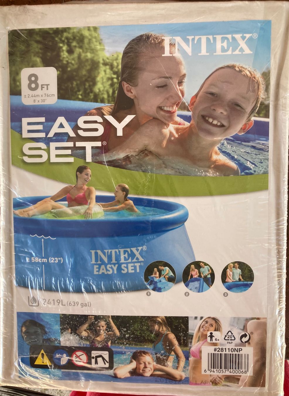 Intex Schwimmbad: Schwimmbad Easy Set Intex, Höhe 58 cm – Gebraucht aus Riniken von begeh-r-bar