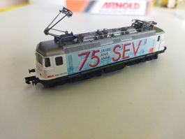 E-Lok Re 4/4 II "75 Jahre SEV"der SBB von Arnold N,Fabrikneu