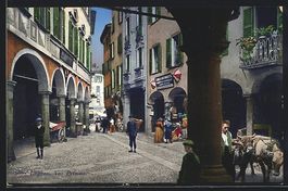 AK Lugano, Via Pessina, Strassenpartie