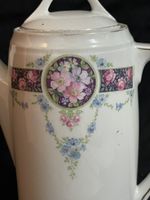 Vintage Kaffeekanne Porzellan Blumendekor 76H 👋🌼☕