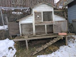 Gebrauchter Hasenstall / Kleintierstall für den Garten